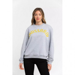 Maglione di cotone grigio - S