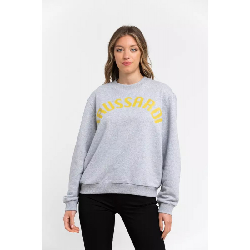 Maglione di cotone grigio - S