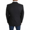 Blazer cappotto monopetto in lana grigia - IT52 - XL