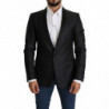 Blazer ORO monopetto jacquard nero - IT50 - L