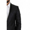Blazer ORO monopetto jacquard nero - IT50 - L