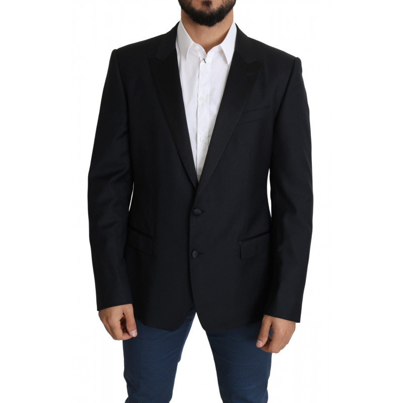 Blazer MARTINI monopetto in lana nera - IT54 - XL