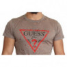 T-shirt casual traforata da uomo stampa logo elasticizzato cotone m