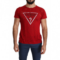 T-shirt traforata casual da...