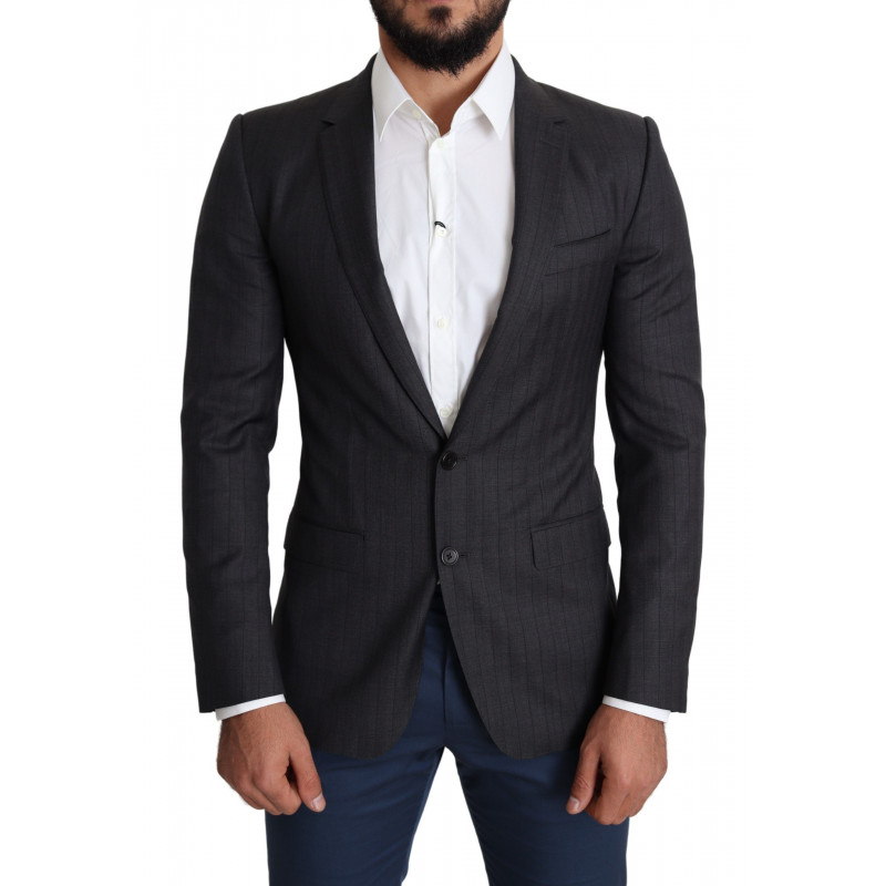Cappotto monopetto in lana nera Blazer MARTINI - IT46 - S