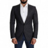 Cappotto monopetto in lana nera Blazer MARTINI - IT46 - S