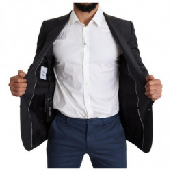 Cappotto monopetto in lana nera Blazer MARTINI - IT46 - S