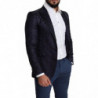 Cappotto MARTINI in seta jacquard floreale blu - IT44 - XS