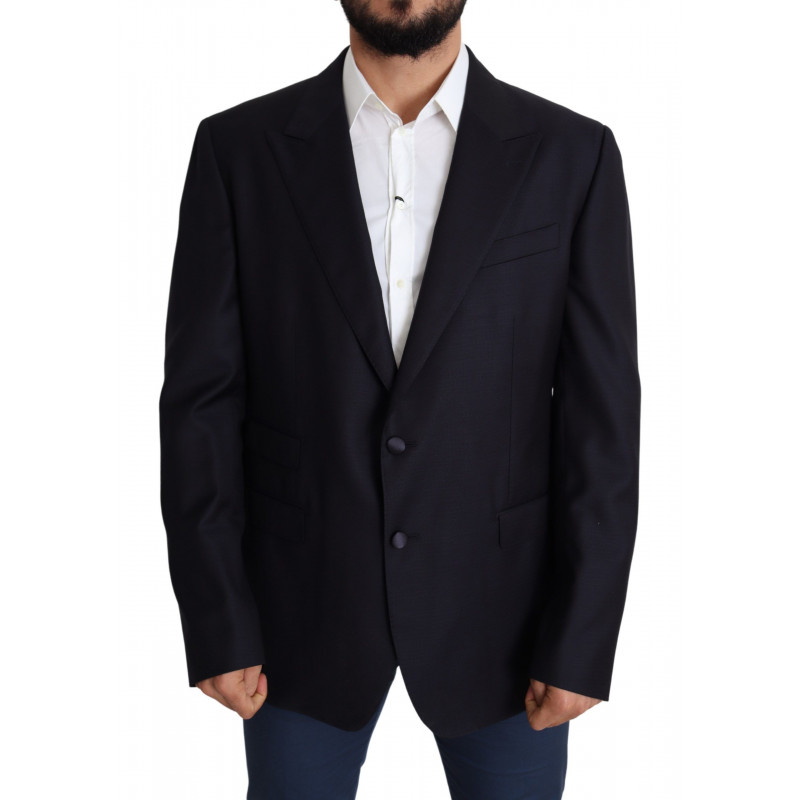 Blazer NAPOLI monopetto in lana nera - IT56 - XXL