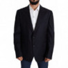 Blazer NAPOLI monopetto in lana nera - IT56 - XXL