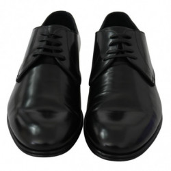 Scarpe formali Derby Napoli in pelle nera - EU41.5/US8.5