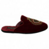 Scarpe ciabatte velluto rosso ricamo cuore sacro - EU39/US6