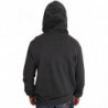 Maglione grigio pistola cuore cristallo rosso cappuccio - IT48 - M