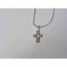 Collana donna con ciondolo a forma di croce con cuore interno