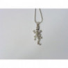 Collana donna con ciondolo a forma di geko