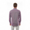 Camicia in cotone bordeaux - 4XL