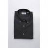Camicia in cotone grigio - 4XL