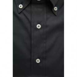 Camicia in cotone grigio - 4XL