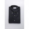Camicia in cotone nero - XL