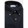 Camicia in cotone nero - XL