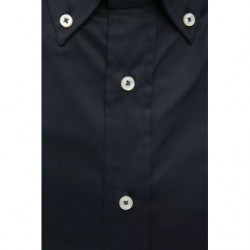 Camicia in cotone nero - XL