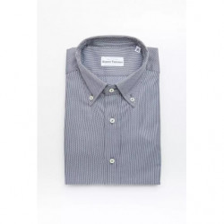 Camicia in cotone blu - L