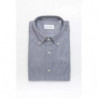 Camicia in cotone blu - L
