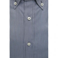 Camicia in cotone blu - L