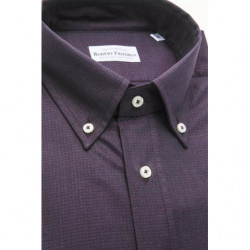 Camicia in cotone nero - XXL