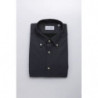 Camicia in cotone nero - XL