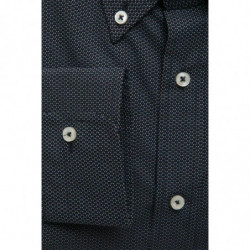 Camicia in cotone nero - XL