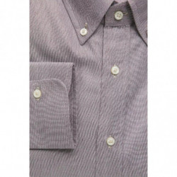 Camicia in cotone beige - 4XL