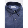 Camicia in cotone blu - L