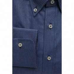 Camicia in cotone blu - L