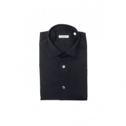 Camicia in cotone nero - XL