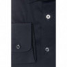 Camicia in cotone nero - XL