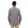 Camicia in cotone bianco e nero - XL