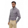 Camicia in cotone bianco e nero - L