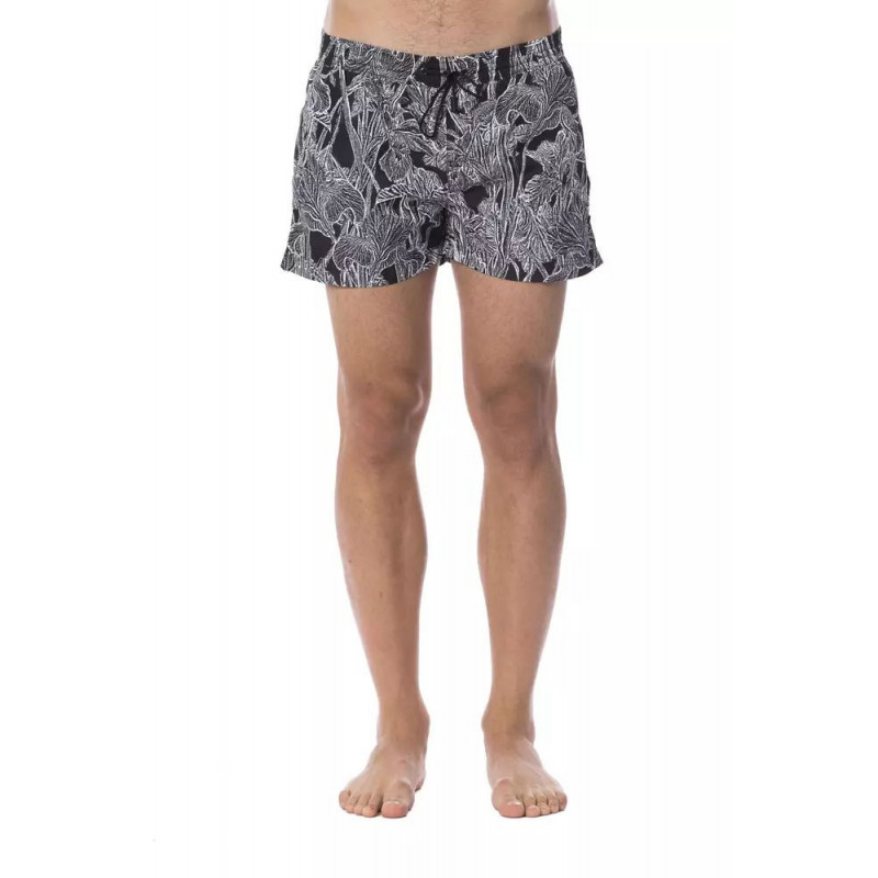 Costume da bagno in poliestere nero/bianco - IT50 - L