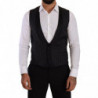 Gilet Gilet In Seta Di Lana A Righe Nere - IT48 - M