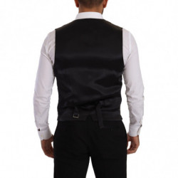 Gilet Gilet In Seta Di Lana A Righe Nere - IT48 - M