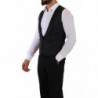 Gilet Gilet In Seta Di Lana A Righe Nere - IT48 - M