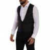 Gilet Gilet In Seta Di Lana A Righe Nere - IT48 - M