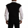 Gilet gilet in cotone e lana nera - IT48 - M