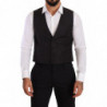Gilet formale gilet slim fit in seta grigia - IT48 - M