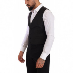 Gilet formale gilet slim fit in seta grigia - IT48 - M