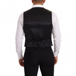 Gilet formale gilet slim fit in seta grigia - IT48 - M