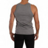 Intimo T-shirt canotta senza maniche in cotone grigio - IT4 - S