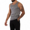 Intimo T-shirt canotta senza maniche in cotone grigio - IT4 - S