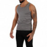 Intimo T-shirt canotta senza maniche in cotone grigio - IT4 - S